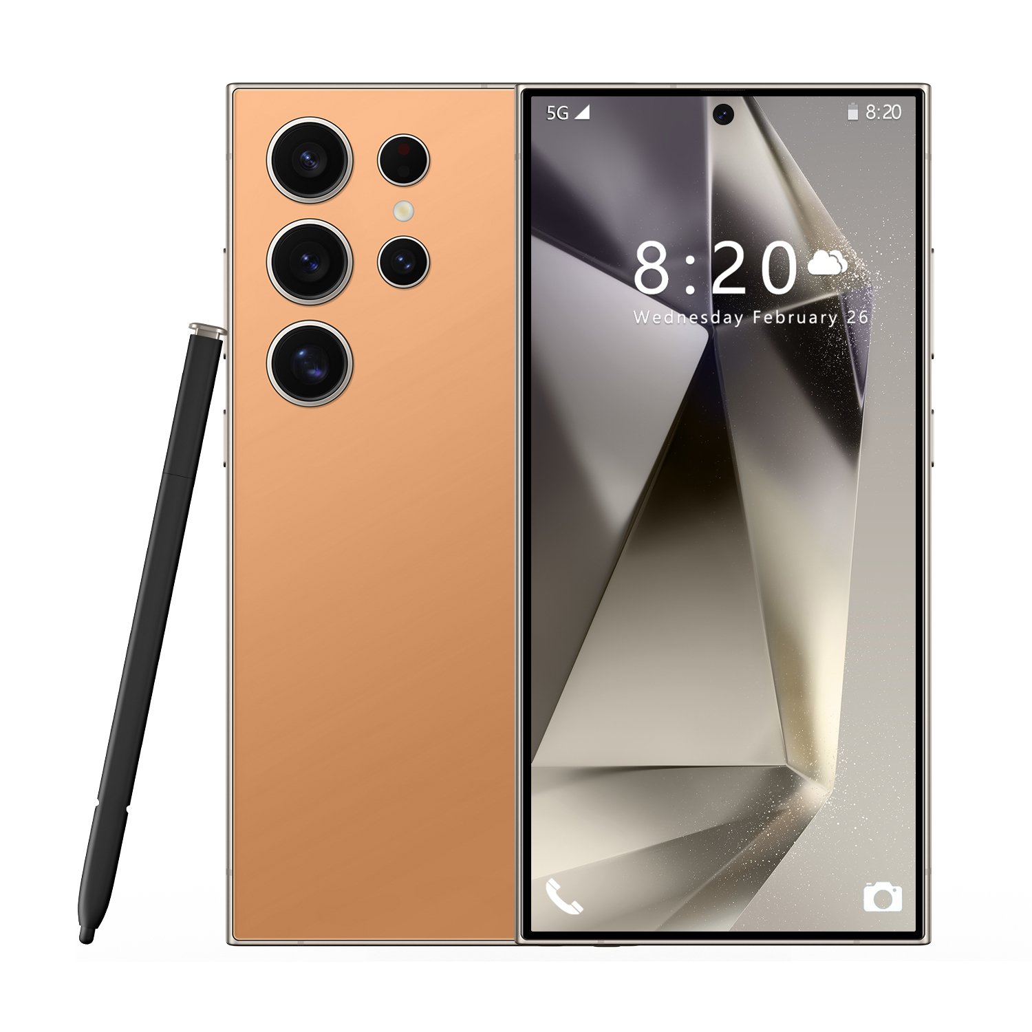 2024 Gooba Hot Selling S24 Ultra Smart Phone Original 6.6 INCH 5MP+13MP Big Screen Cellphone Built In Stylus